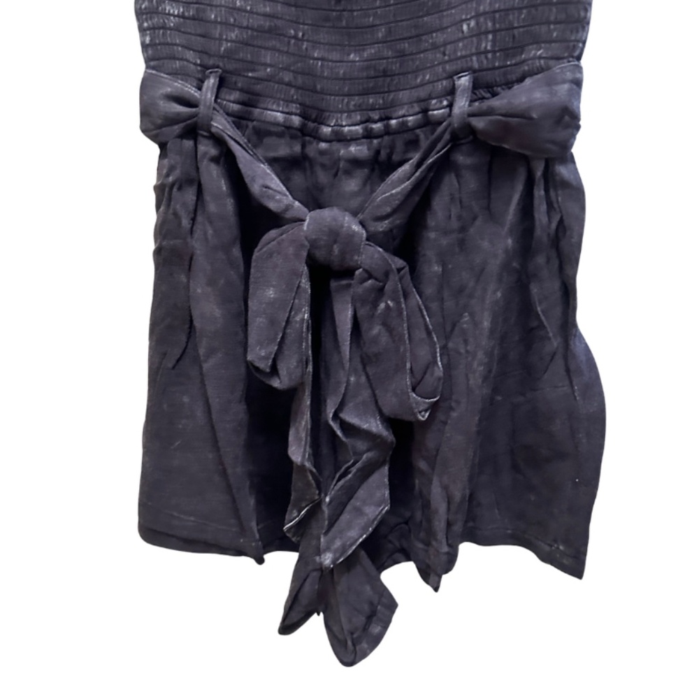 NEW Chaser Black Cloud Wash Sleeveless Short Romper - Women's Small - Picture 2 of 3